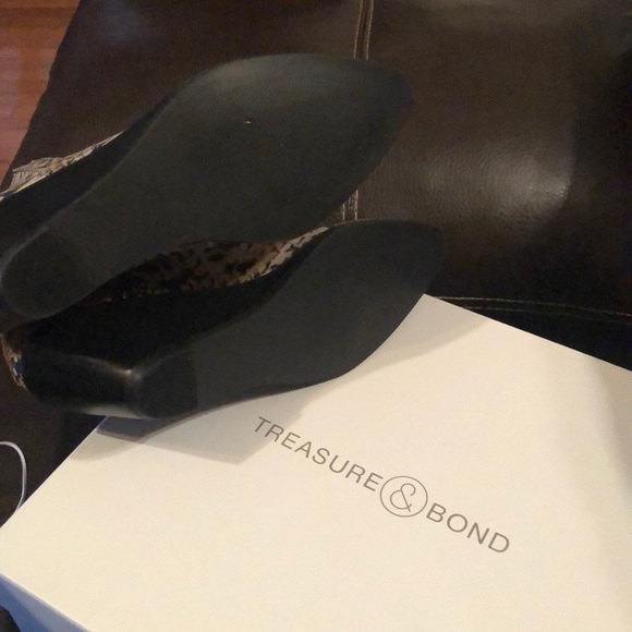 Treasure & Bond Snake Faux Leather Bootie - Picture 7 of 7